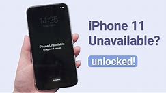 How to Unlock iPhone 11 if Forgot Passcode