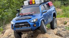 1/10 Scale RC:TOYOTA 4RUNNER(3D Printed Body/SCX10 II/RC4WD Wheels/Tires) Off-road Driving. #4