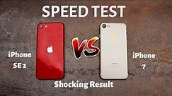 iPhone SE 2020 vs iPhone 7 Speed Test | Shocking result