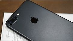 iPhone 7 Plus in BLACK 256GB Unboxing