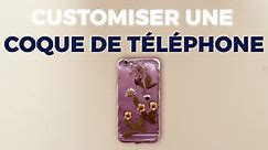 Customiser une coque de téléphone avec des fleurs