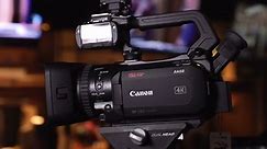 Canon 4K XA40, XA50 & XA55 professional camcorders