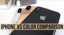 IPHONE XS GOLD VS. SILVER VS. SPACE GRAY | COLOR COMPARISON