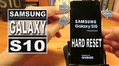 Samsung Galaxy S10 Hard Reset (Factory Reset)