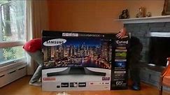 Samsung 65 inch FHD Curved Smart TV (Unboxing and Setup)