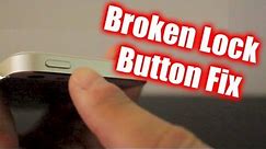 How To Fix Broken iPhone Lock Button - Works With iPad/iPod Touch