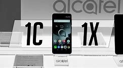 Alcatel 1C and 1X Hands-on: Budget as budget gets