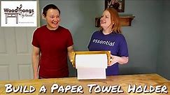 How to Build a Paper Towel Holder | DIY Paper Towel Holder