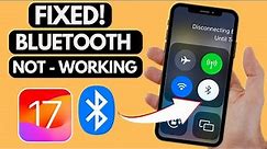 How to fix Bluetooth not working on iPhone after update iOS 17 (2023)