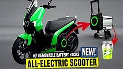 10 New Electric Scooters w/ Removable Batteries for Faster and Smarter Charging