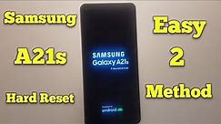 Samsung A21s Hard Reset