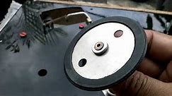 Recycled idler wheel rubber of LENCO B55 turntable