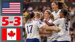 USA vs Canada FULL Highlights & Penalty Shoot-out | 2024 Concacaf Women's Gold Cup | 3.6.2024