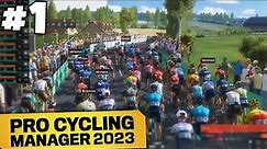 FIRST TIME PLAYING! - Pro Cyclist #1 | Pro Cycling Manager 2023 (PC Gameplay)