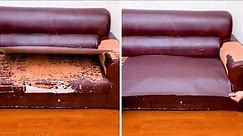 Easiest Way to Repair Your Leather Sofa/Couch！
