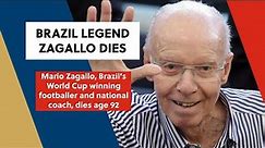 Mario Zagallo, Brazil's World Cup winning soccer player and national coach, dies at age 92