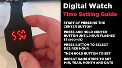 Digital Watch Setting Guide