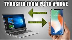 How to Transfer From Computer to iPhone - No iTunes (Fastest Way)