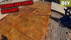 How to Stain and Seal Your Concrete