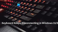 Keyboard keeps disconnecting in Windows 11/10 [Fixed]