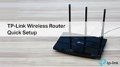 TP-Link wireless router quick setup