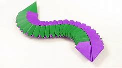 Origami Articulated Snake - How to Fold