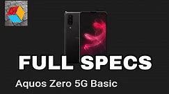 Aquos Zero 5G Basic Full Specs