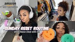 sunday reset routine: clean with me | amazon unboxing haul | LexiVee