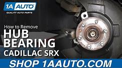 How to Replace Wheel Bearing & Hub 10-16 Cadillac SRX