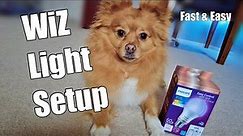 Setup Philips Wiz Lights Quick and Easy! Fast Smart Home Light Tutorial!💡