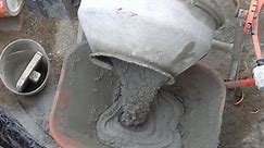 Concrete Mixer Pouring Wet Cement Into Stock Footage Video (100% Royalty-free) 1059524477 | Shutterstock