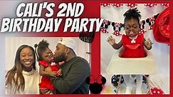 CALI'S 2ND BIRTHDAY PARTY| MINNIE MOUSE OH TWOdles THEME|