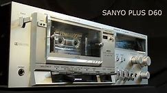 Sanyo Plus D60 Cassette Deck 1979 REVIEW