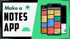 Make a Notes App in Android Studio | Room Database | Full Tutorial