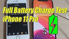 iPhone 11 Pro: Full Battery Charge Test Going From 0 to 100 | How Fast Will it Be?