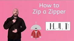 How to Zip a Zipper - Life Skills for Kids!