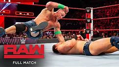 FULL MATCH - John Cena vs. The Miz: Raw, Feb. 12, 2018