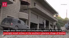 Israel–Hezbollah conflict: Scenes of overnight Israeli strikes on southern Lebanon