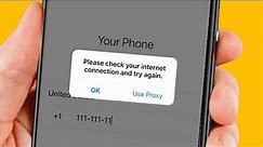 Please Check Your internet Connection and Try Again Telegram iPhone | iOS | iPad