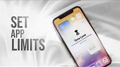 How to Set App Limit on iPhone (tutorial + example)