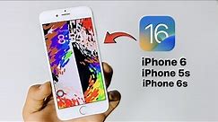 How to update iOS 12 to ios 16 on iPhone 6😍 || install ios 16 on iPhone 6,6s