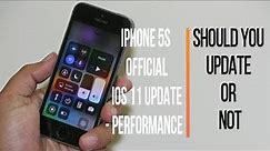 iPhone 5S Official iOS 11 Update | Performance