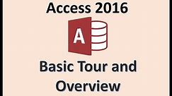 Access 2016 - MOS Exam Tutorial Playlist - MS Database for Beginners, Microsoft Office Certification