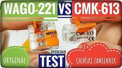 Ekstremalny test chińskiej złączki CMK-613 - złączka instalacyjna elektryczna, wytrzymałość prądowa