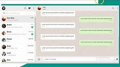 Whatsapp Chat Design in Html and CSS - How to Make a ChatBox Like WhatsApp Web