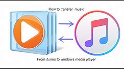 How to transfer your music from Itunes to Windows Media player
