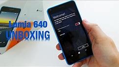 Microsoft Lumia 640 unboxing and first impressions