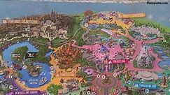 2021 Disneyland Halloween Time park map