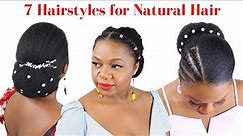 7 Simple Quick and Easy Hairstyles for Natural Hair | Natural Hair Hairstyles