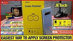 The easiest way to apply screen protector JETech!